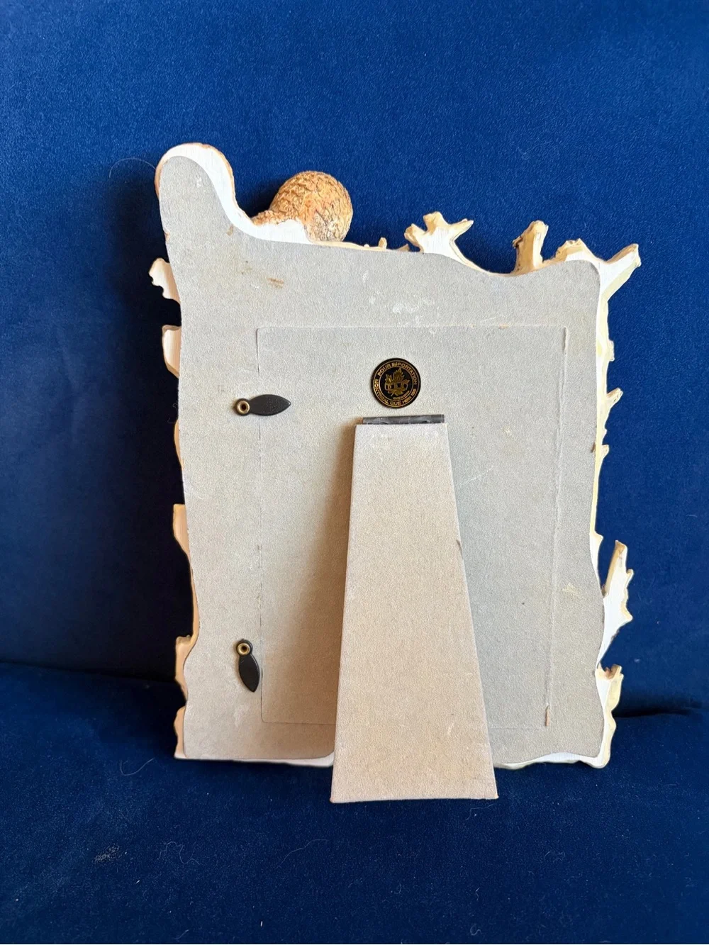 Owl Tree-Branch Picture Frame – brown, tan 3D like new